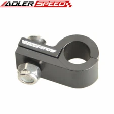 US SHIP Aluminum Fuel Line Hose Clamp Adapter ID 7.9mm 9.5mm 11.1mm 14.3mm Black