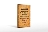 Holzschild Spruch 12X18 Cm Statt Nutellabrot Frisches Obst Deko Schild