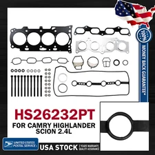 Head Gasket Set and Bolts OEM HS26232PT For Toyota Camry Solara 2002-2006 2.4L