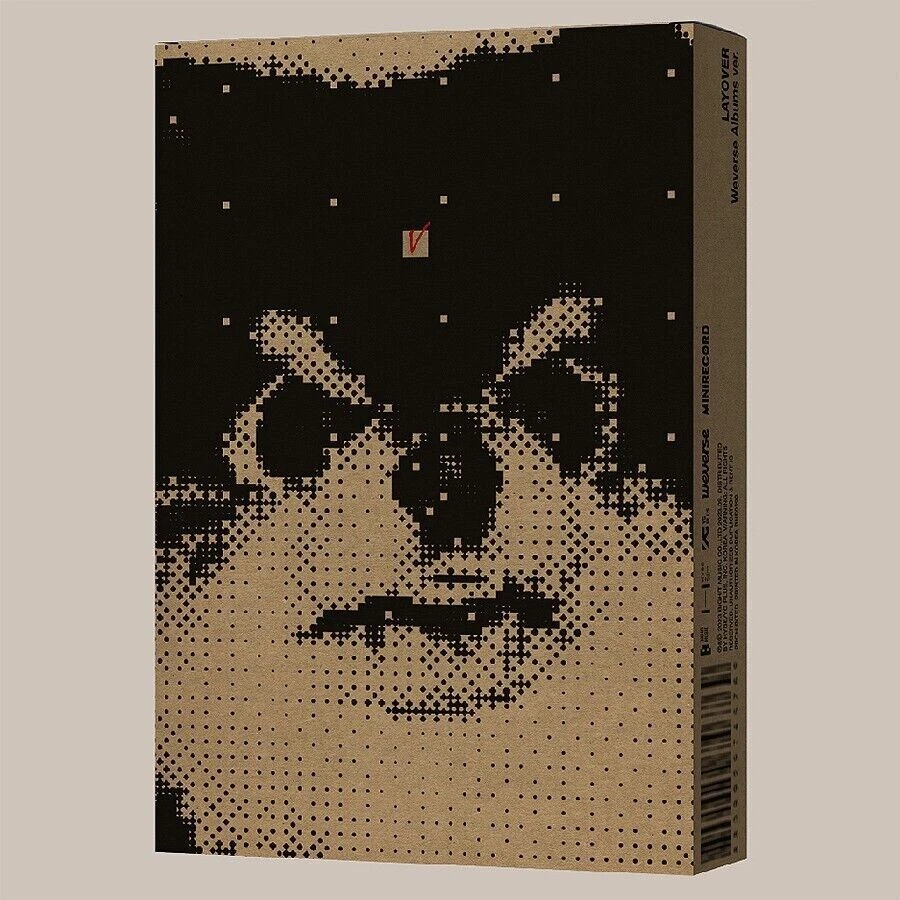 BTS V LAYOVER Album WEVERSE Ver/QR Karte+Foto Buch+Lyric Buch+5 Karte SEALED