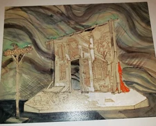 BORIS LEVEN Original HAND SIGNED Art Director's Sketch Film & Theatre Production