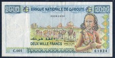 DJIBOUTI 2.000 Franchi 2005 P.M. n&deg; 43 Sehr Gut Gian 4