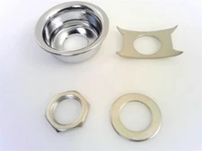 True Custom Shop® Chrome 3/8" Jack Ferrule Cup for Vintage Fender Telecaster