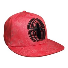 Ultimate Spiderman Hat Marvel Comics Embroidered Spider Kids One Size Fits All