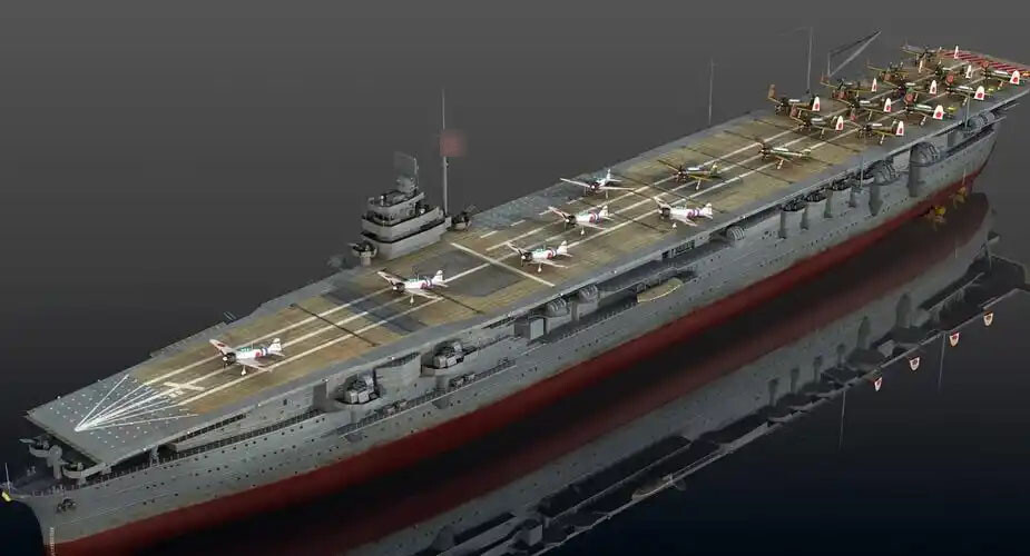 1/700 Japan Navy IJN Shoukaku aircraft carrier Markings Water Slide Decal White