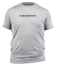 Akona Short Sleeve Rash Guard Scuba Diving, Snorkeling, Titanium