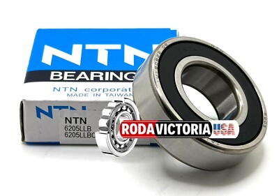 NTN 6205 LLB CM BALL BEARING, RUBBER SEALED 6205 2RS DDU 6205LLU 25x52x15 mm