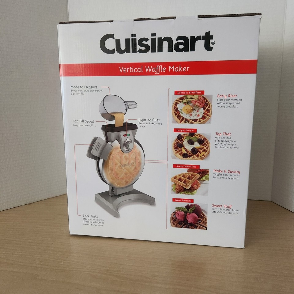 Cusinart Vertical Waffle Maker 800 Watts Rose Gold New eBay
