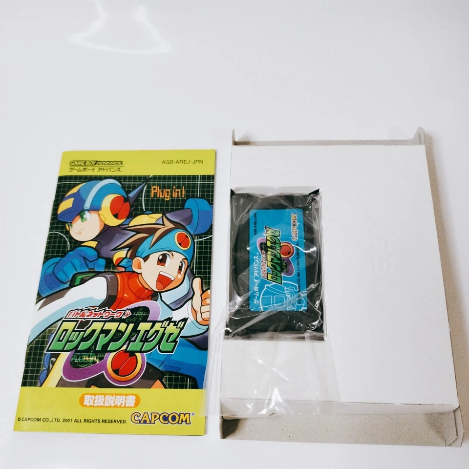 Nintendo GAMEBOY ADVANCE Battle Network Rockman Exe w/ box Japan GBA Mega man - Image 3 of 4