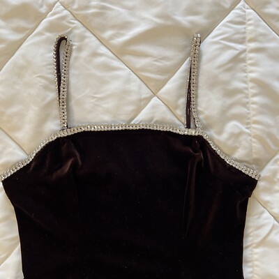 brown velvet slip dress Velvet Coco Lace Dress