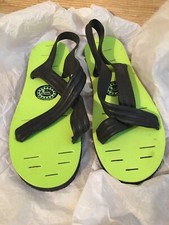 Men's SunSurfer Black Banded Straps Slip on Sandals Size L 11-12 
