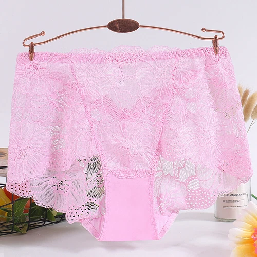 Damen-Spitzenhöschen nahtlos sexy Unterwäsche hohe Taille Schlüpfer Dessous weiblich USA - Bild 23 von 32