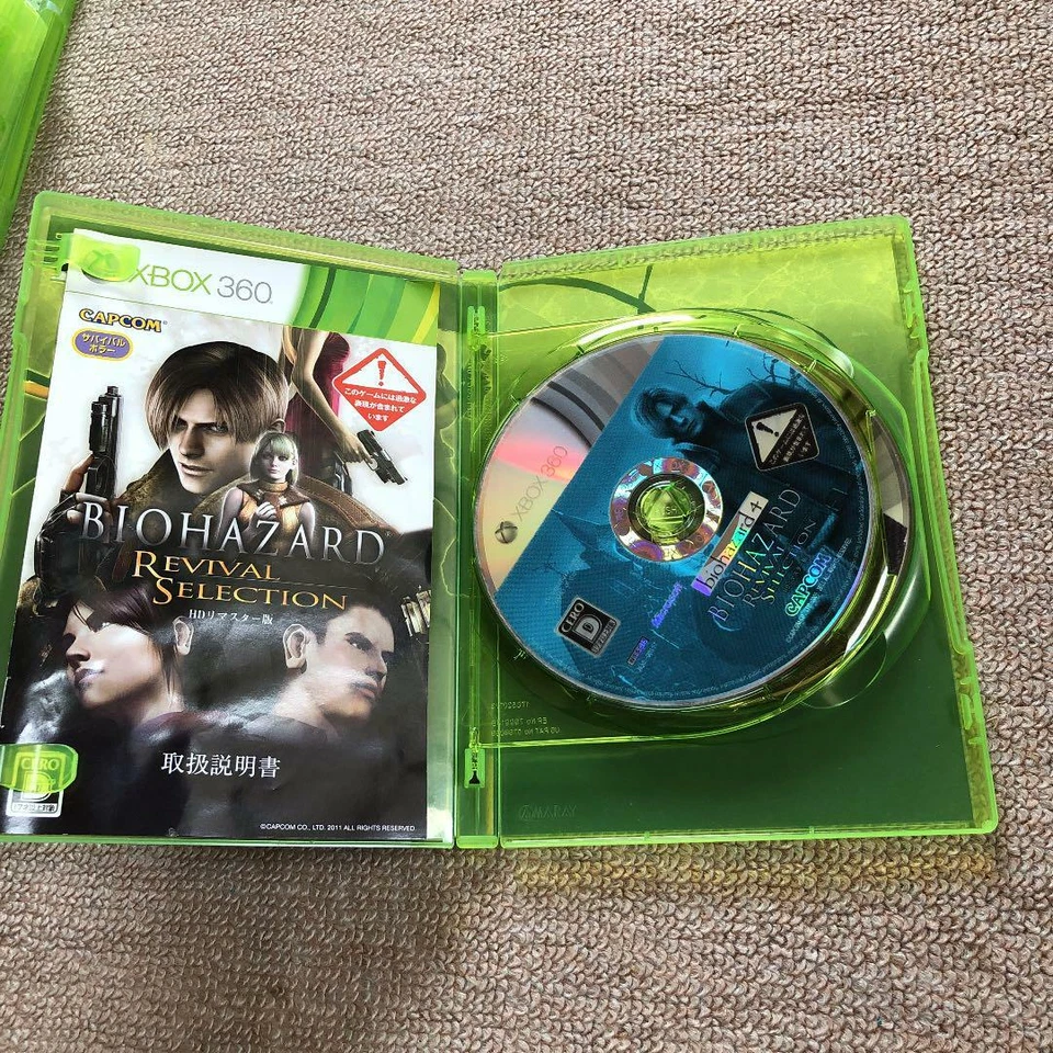 Used Capcom 2011 BIOHAZARD Resident Evil HD Remastered Ver. XBOX 360 Retro Japan - Image 3 of 4