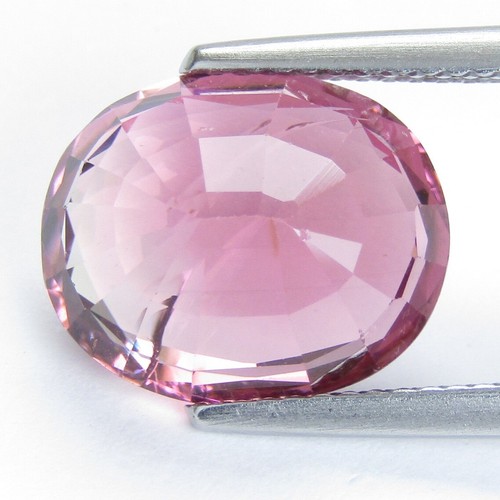 Increíble turmalina rosa natural de 6,79 quilates 13X10,6 mm forma ovalada piedras preciosas sueltas - Imagen 4 de 7
