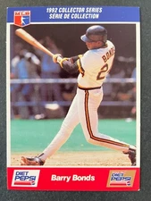 Barry BONDS 1992 Diet Pepsi Collector's Edition #29 Pittsburgh Pirates