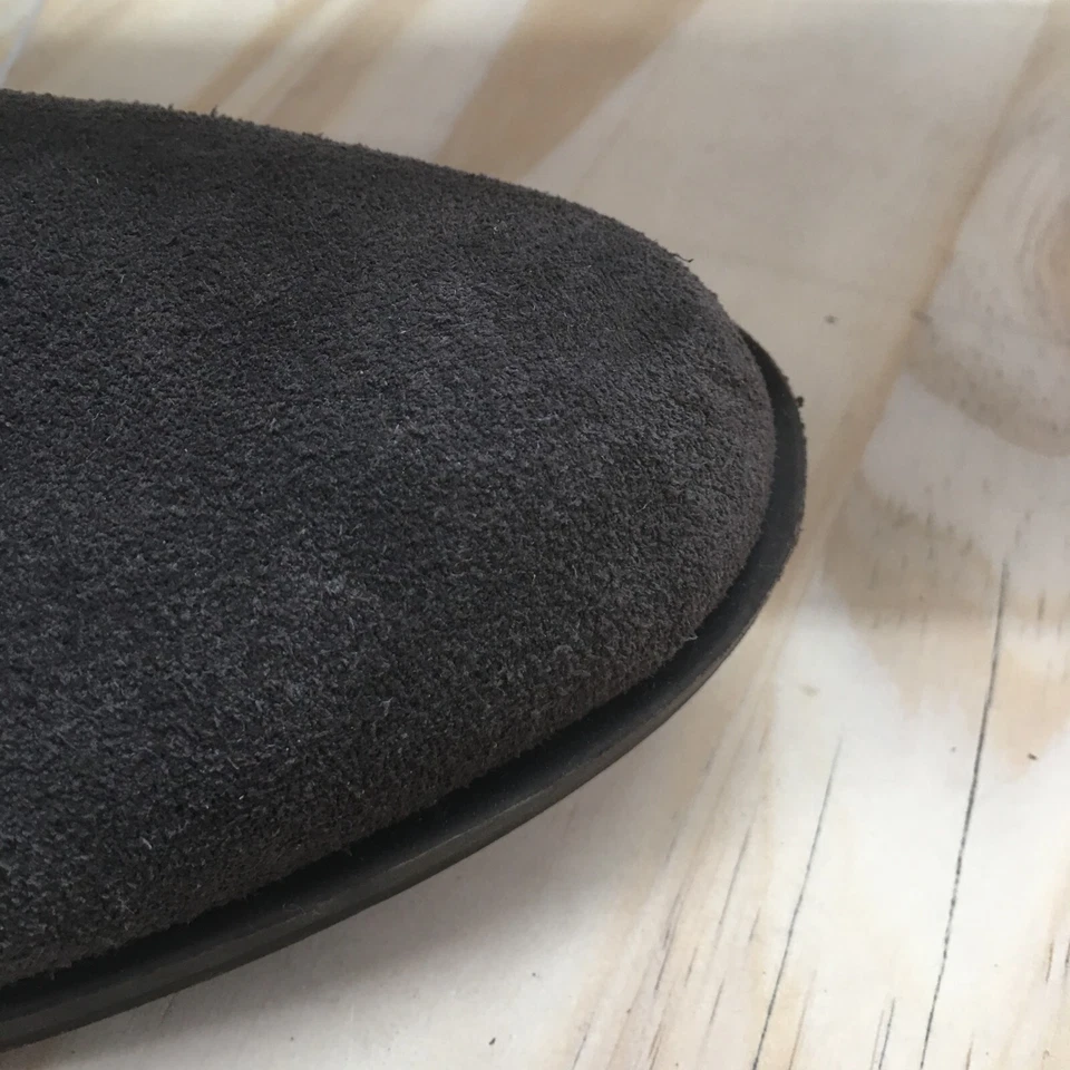 Kensie Boots Womens 8.5M Granger Ankle Bootie Brown Leather Side Zip Block Heels - Image 3 of 4