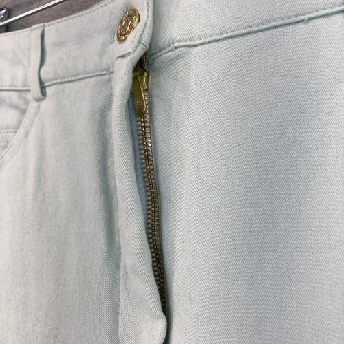 ST JOHN SPORT Trousers Womens 12 Mint Green Stretch - Picture 6 of 17