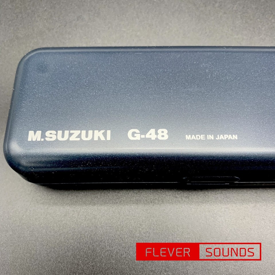 SUZUKI G48W Chromatic Harmonica Gregoa Series Wooden Cover Model 3