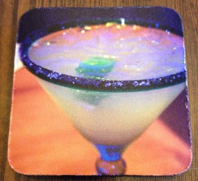 Martini drink coasters 4 pack