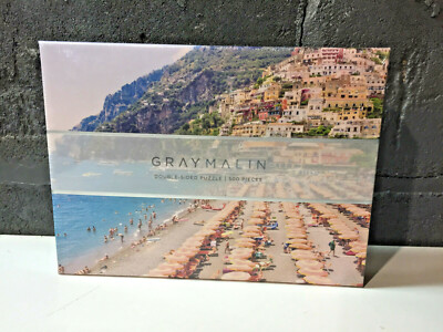 Galison Gray Malin Italy - Double Sided 500 Pieces Jigsaw Puzzle