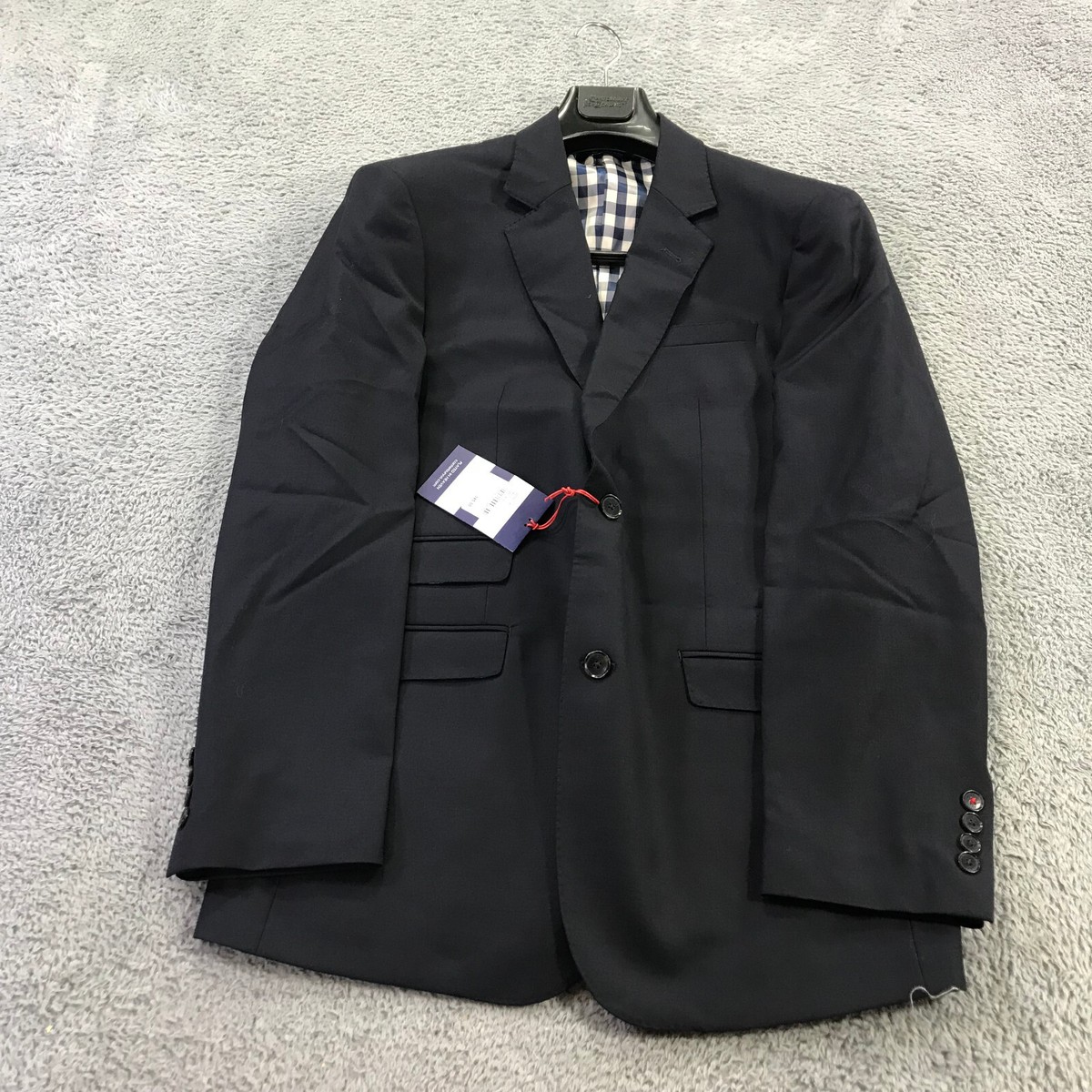 CANTERBURY OF NEW ZEALAND Blazer Mens 40 R Blue Suit Jacket Rugby
