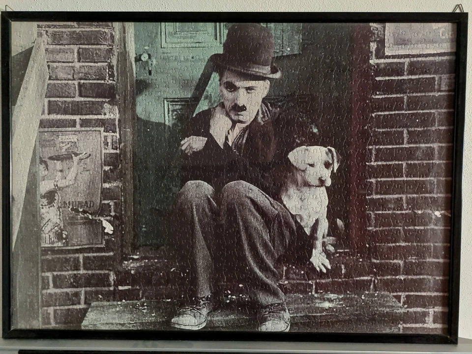 Puzzle1000 pezzi bianco/nero72x52cornice con vetro.LEGGI DESCRIZIONE James dean - Immagine 4 di 4