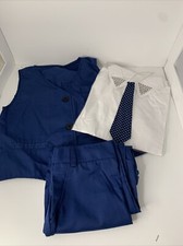Boys 4 Piece Outfit - Pants,Vest, Shirt and Tie Outfit. Size 7