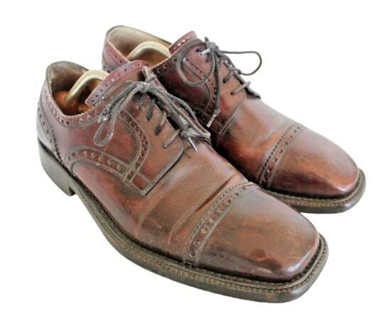 Barneys‎ New York Burgundy Leather Oxford Dress Shoes with Blue Sole 13M Barneys New York | Shoes | Barneys New York Mens Brown Suede  main image 3