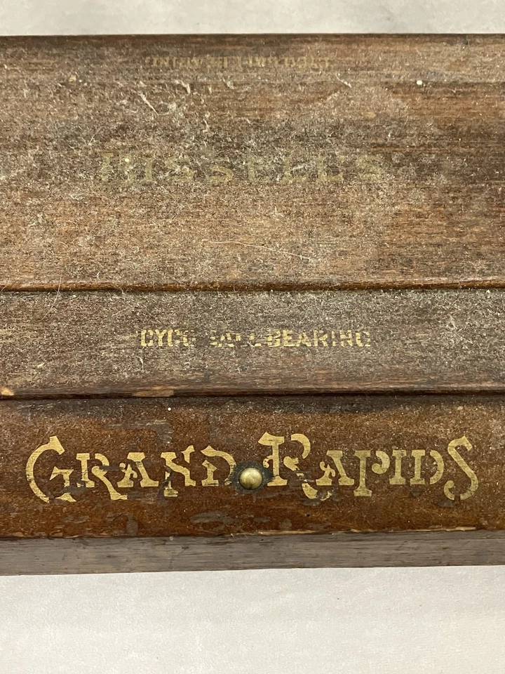 Antique Bissell Wood “Cyco” Ball Bearing Grand Rapids Carpet Sweeper - Image 3 of 4