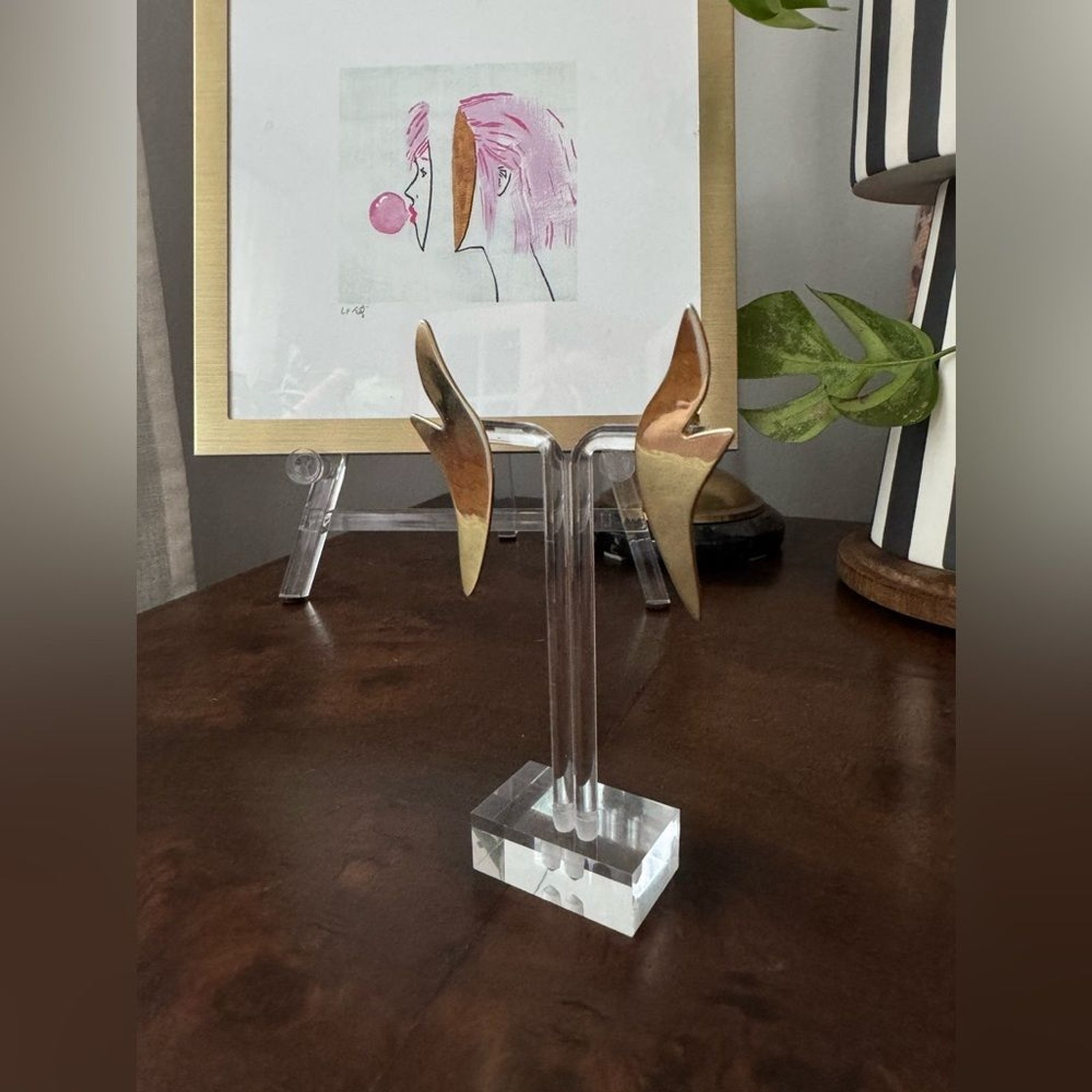 Bisjoux solid brass spark stud statement earrings - image 13