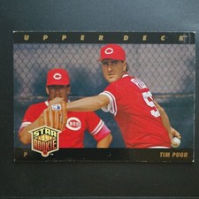 Upper Deck 1993 Tim Pugh #26 Rookie Star Rookie Cincinnati Reds MLB Card. rookie card picture