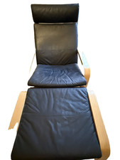 Ikea Poang chair and footstool