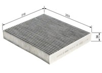 Innenraumfilter Pollenfilter FÜR Porsche Panamera (970) - Bosch 1 987 435 511