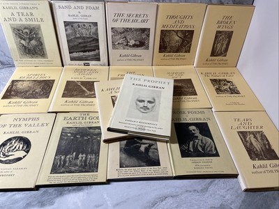 17 HC Books by Kahlil Gibran The Prophet A Self Portrait
