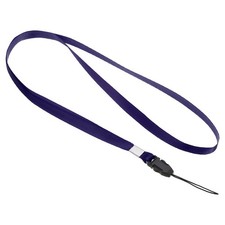 20Pcs 16" Neck Lanyards 0.4" Width Detachable Strap Lanyard Navy Blue