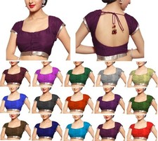 Readymade Silk Blouse, Premium Silk Indian Saree Blouse, Wedding Wear Blouse