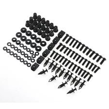 Black Complete Fairing Bolt Nut Bodywork Screw Kit For Honda CBR 954RR 2002-2003