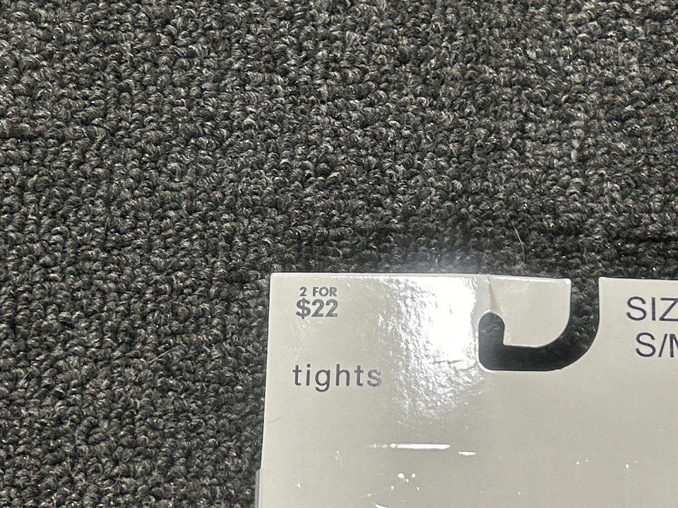 Medias Tono Suave Acogedoras Forro Cepillado Talla S/M Negro Estampado Leopardo Mezcla de Poli Nuevo con Etiquetas Foto 4 de 4