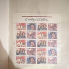 US Stamp Collection Album 1990s 29c 32c Mint Hinged Used Music Sports Themes