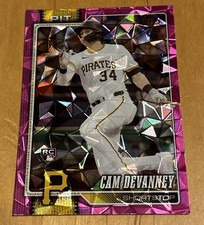 Cam Devanney 2026 Topps Series 1 #268 Pink Diamante Foil RC Pittsburgh Pirates 