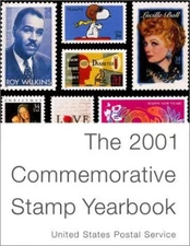The 2001 Commemorative Stamp Yearbook Hardcover U. S. Postal Serv