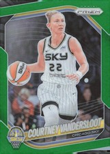 2025 Panini Prizm WNBA Prizms Green #124 Courtney Vandersloot
