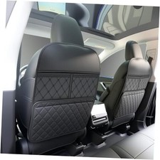 2 Pack Kick Mats Back Seat Protector Seat Back Protector for Kids Feet Car