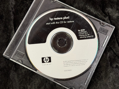 HP Restore Plus! for HP d530 Ver 19.2 CD