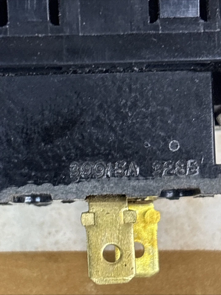 Interruptor de ventilador Lucas MGB MG Midget 1972-73 NOS retroiluminado verde con 2 terminales de pala Foto 4 de 4