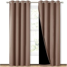 NICETOWN Cold Blocking Curtains, 100 Blackout Curtains Thermal, Noise