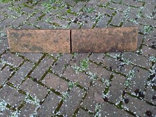 Reclaimed ridge tiles, good condition, terracotta in colour. 12 in total. 