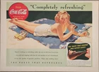 1941 Coca Cola Drink Soda Vintage Ad Completely Refreshing