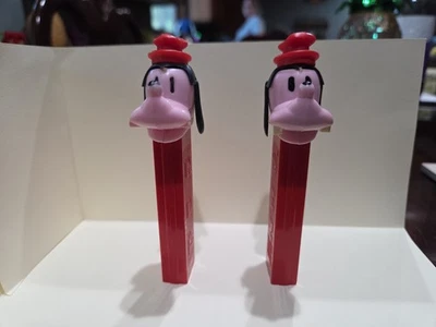 Lot Of 2 Vintage Goofy Pez Dispensers Made In Austria No Feet 1 Removable Teeth - Image 1 of 4