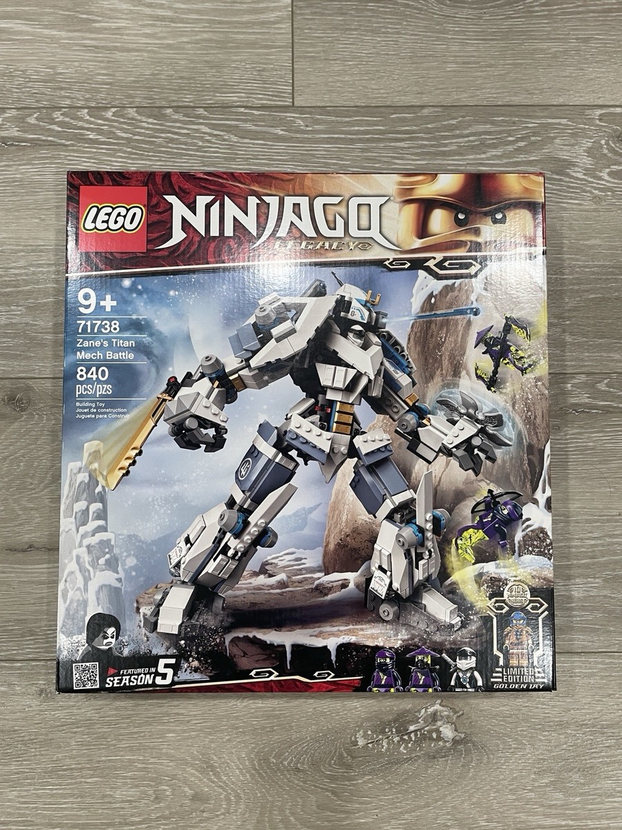 LEGO NINJAGO: Zane's Titan Mech Battle (71738) | Brand new and